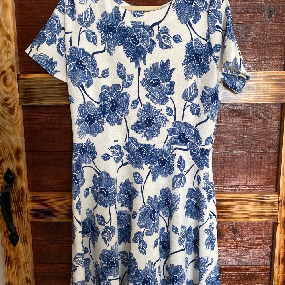 Floral knee length dress